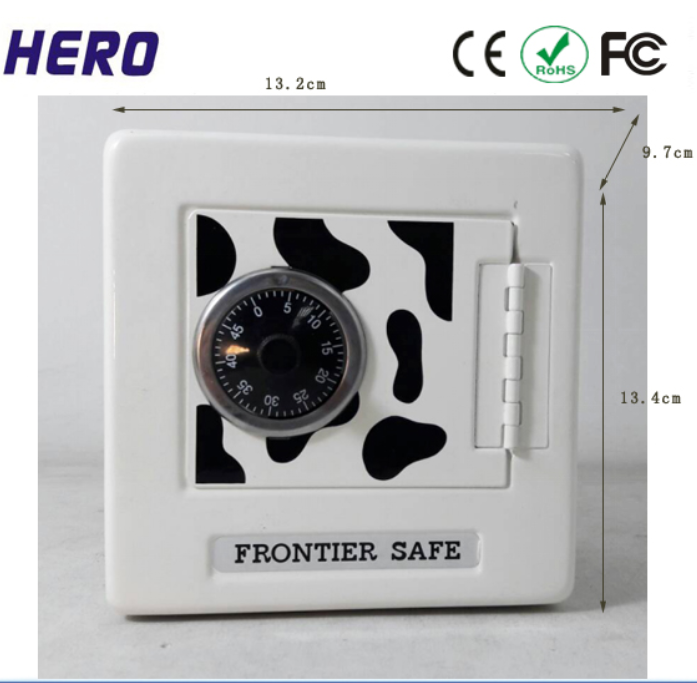 Tirelire en m&eacute;tal