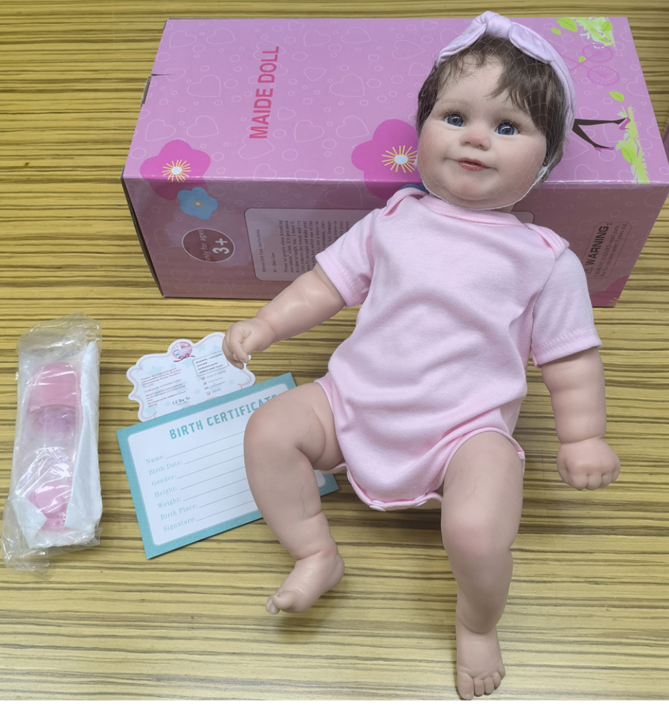 Reborn Baby Dolls Girl - 16-24 pouces réaliste en vinyle souple nouveau-né poupée qui semble réelle, meilleur jouet pour les enfants âgés de 3 ans et plus