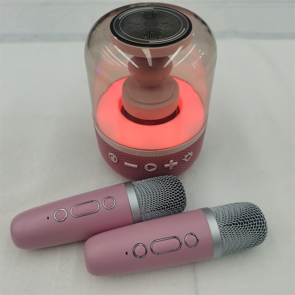 Mini les haut-parleurs Bluetooth de la machine de karaoké avec appareil microphone pour les jouets pour enfants