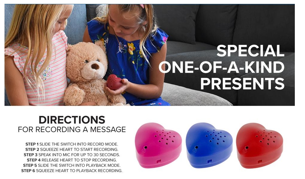 bouton sonore enregistrable